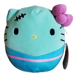 NWT Squishmallows 8" Hello Kitty FrankenKitty Sanrio‎ Plush
